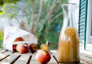 Unsweetened hot apple cider